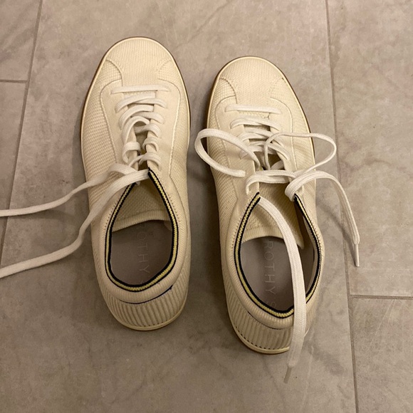 Rothy’s Vanilla Lace Up Sneaker - Picture 2 of 5